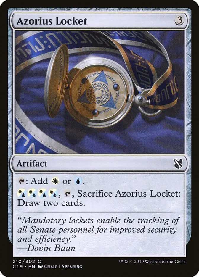 Azorius Locket Front Face