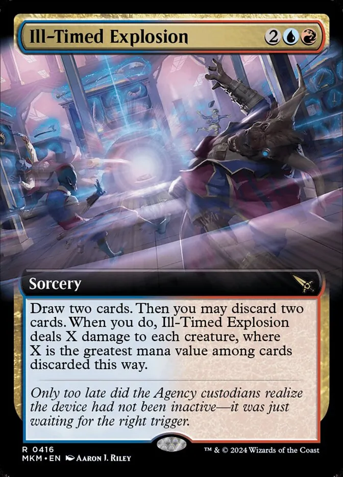 Ill-Timed Explosion Front Face