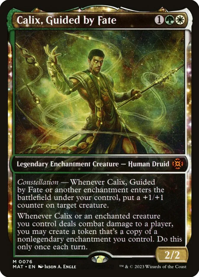 Calix, Guided by Fate Front Face