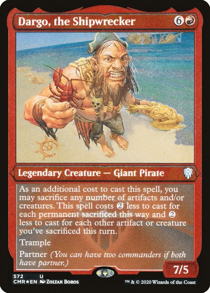 Dargo, the Shipwrecker Front Face