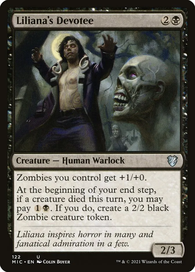 Liliana's Devotee Front Face