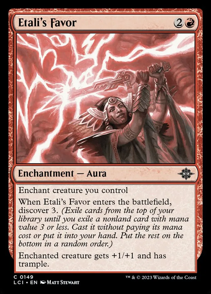 Etali's Favor Front Face