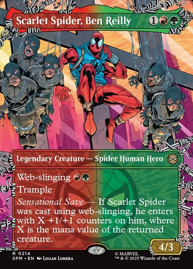 Scarlet Spider, Ben Reilly Front Face