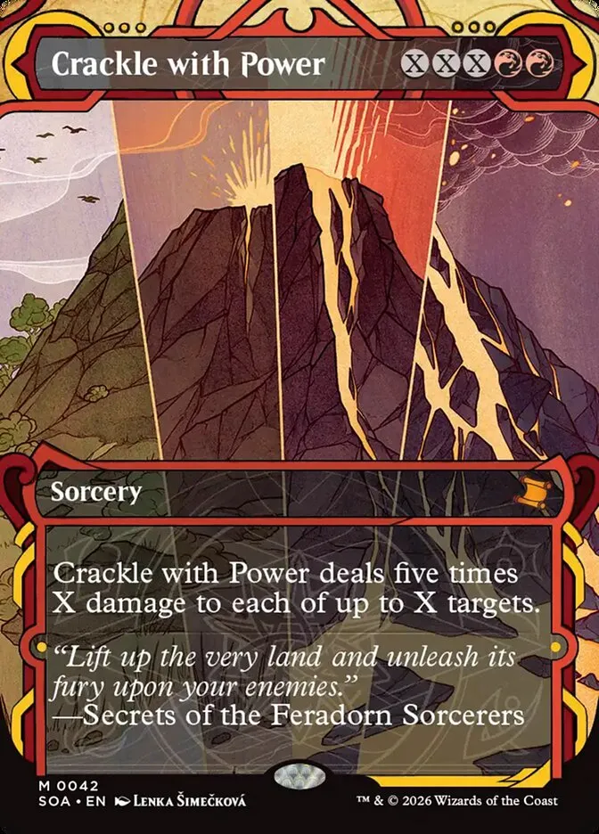 Crackle with Power Front Face