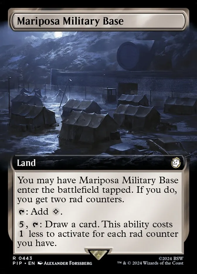 Mariposa Military Base Front Face