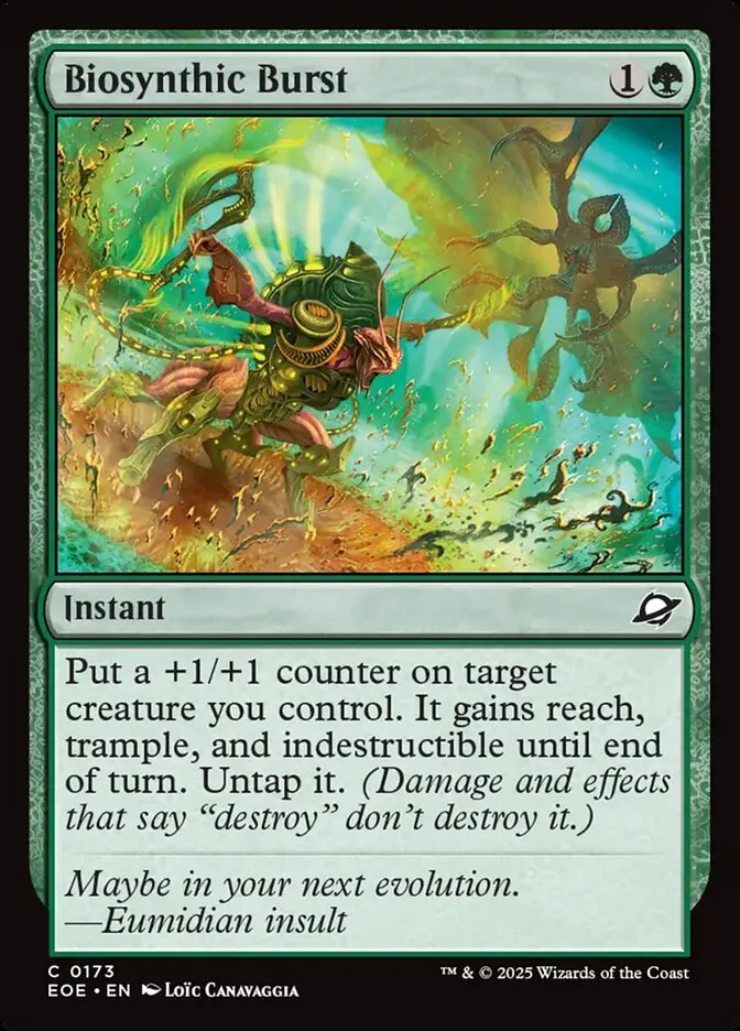 Biosynthic Burst Front Face