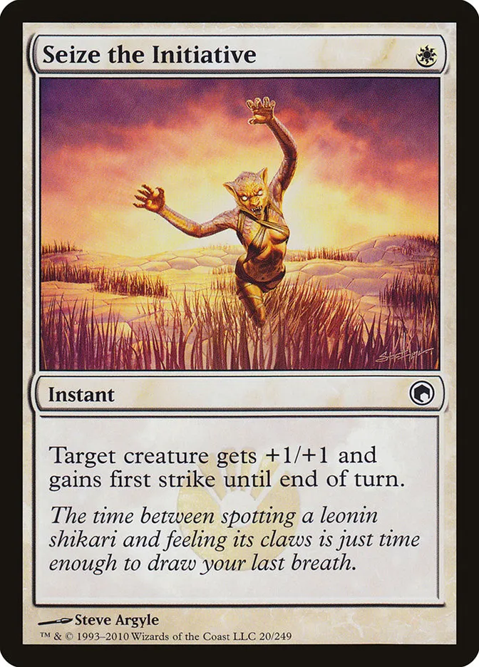 Seize the Initiative Front Face
