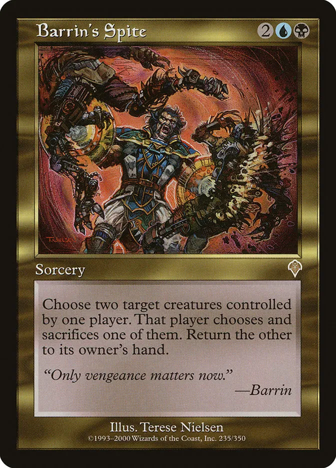 Barrin's Spite Front Face
