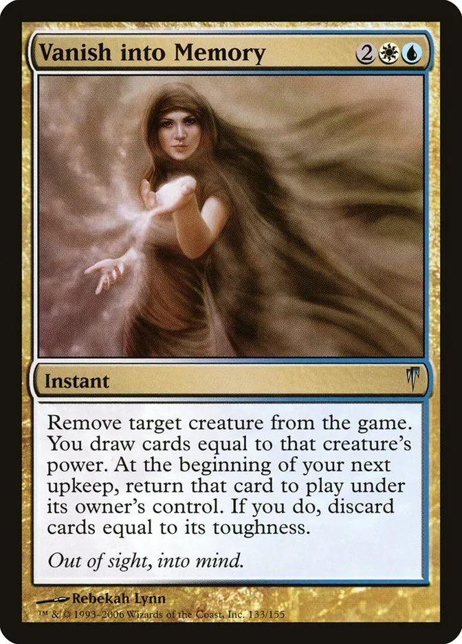 Vanish into Memory Front Face