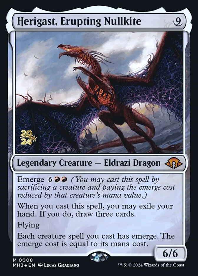 Herigast, Erupting Nullkite Front Face