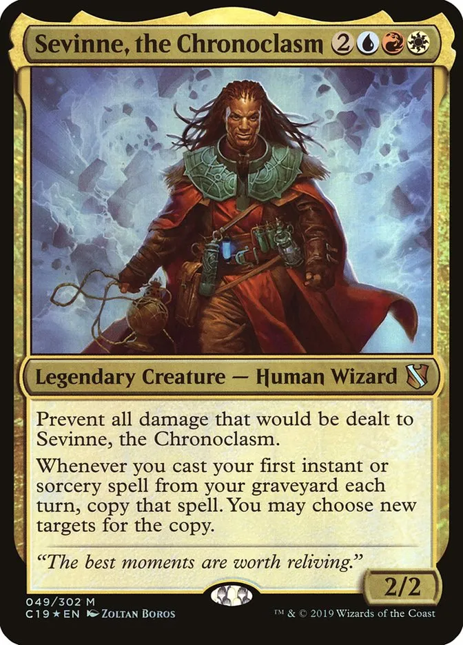 Sevinne, the Chronoclasm Front Face