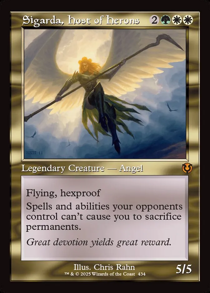 Sigarda, Host of Herons Front Face