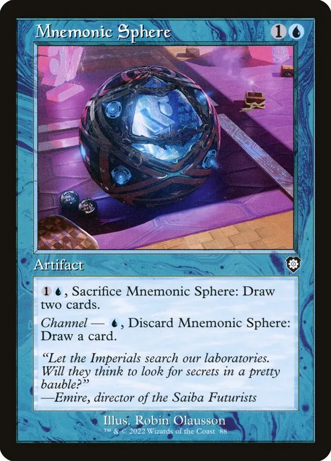 Mnemonic Sphere Front Face
