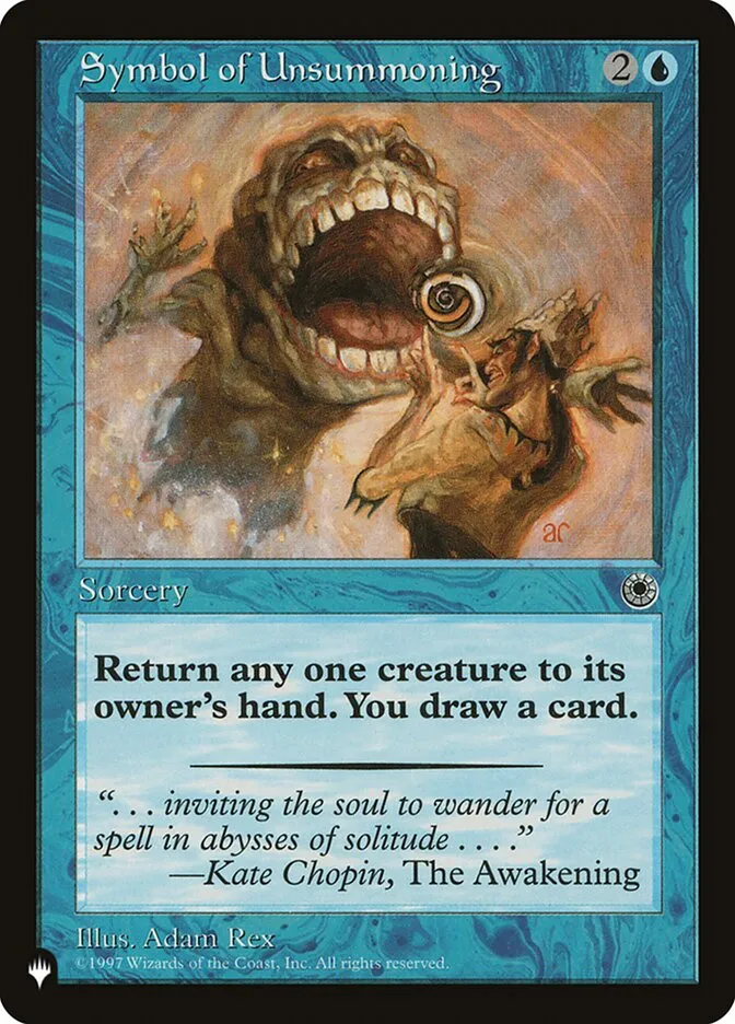 Symbol of Unsummoning Front Face