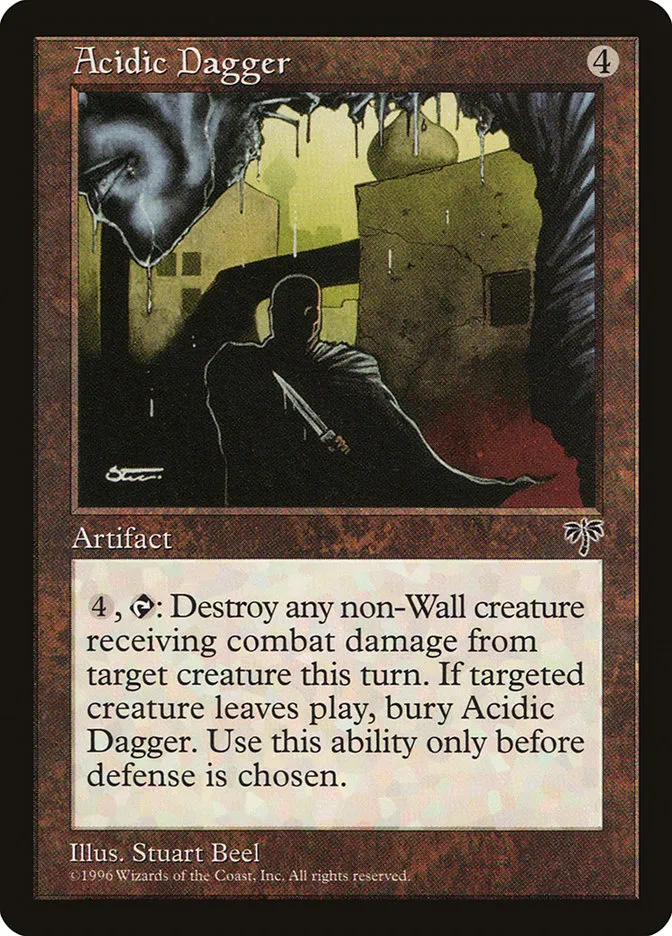 Acidic Dagger Front Face