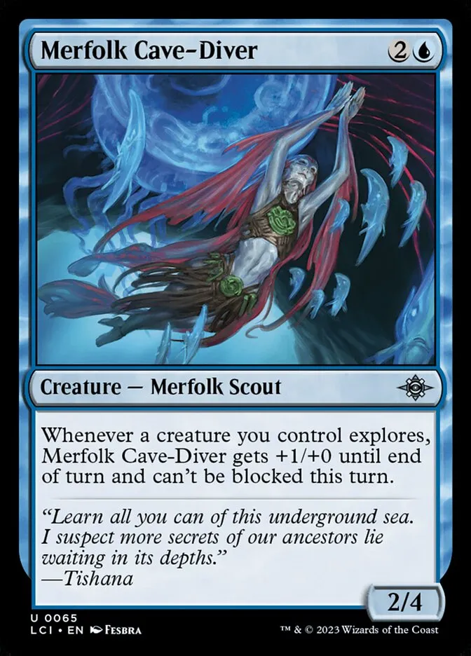 Merfolk Cave-Diver Front Face