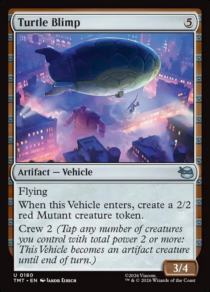 Turtle Blimp Front Face