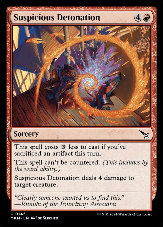 Suspicious Detonation Front Face