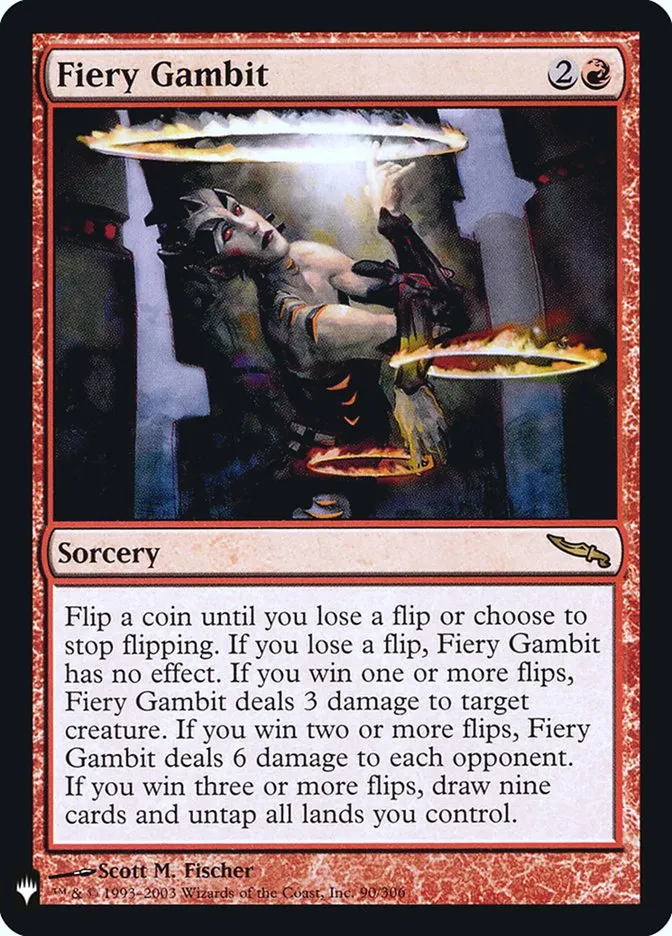 Fiery Gambit Front Face