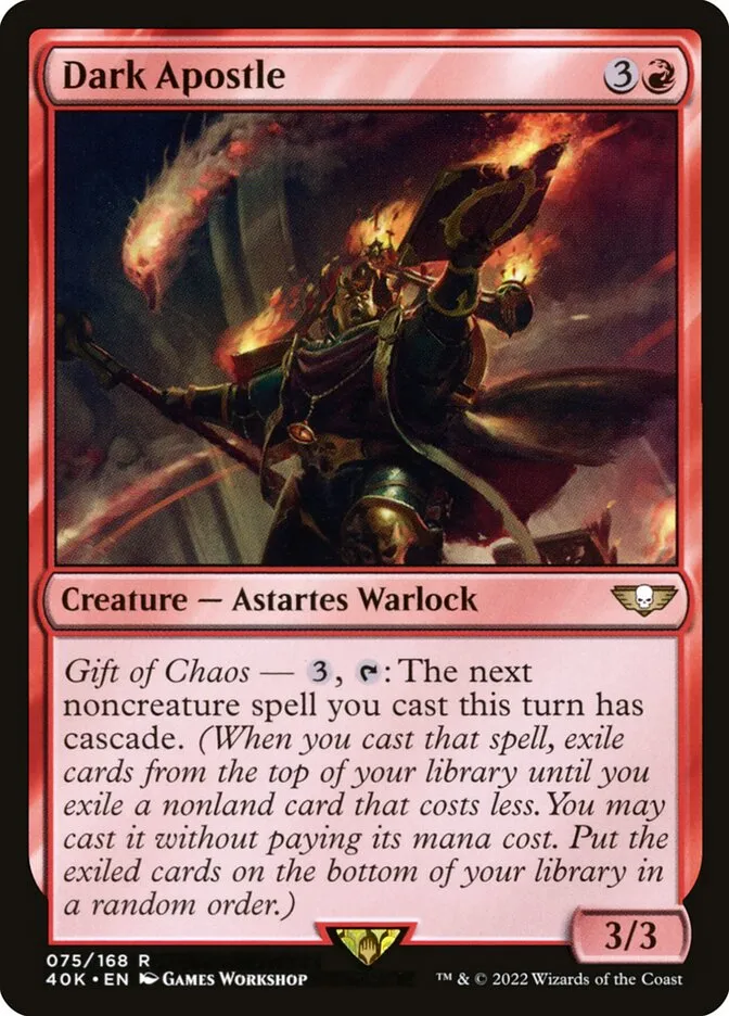 Dark Apostle Front Face