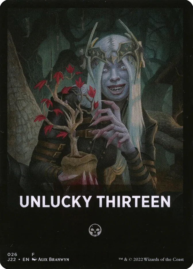 Unlucky Thirteen Front Face