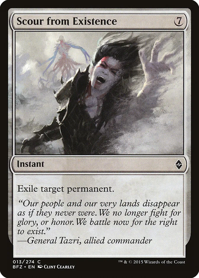 Scour from Existence Front Face