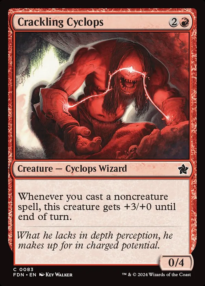 Crackling Cyclops Front Face