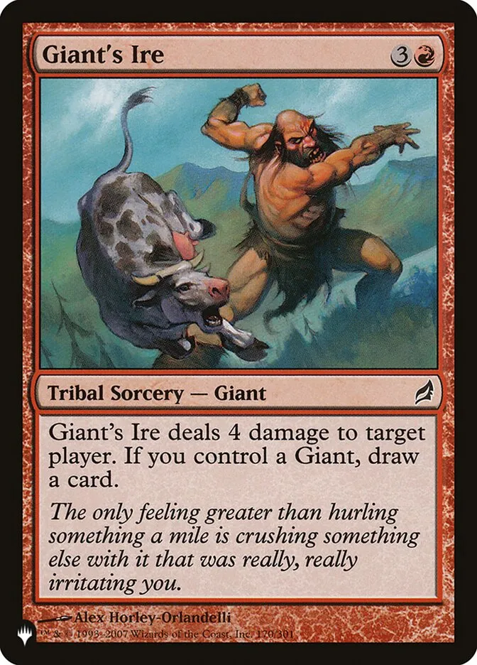 Giant's Ire Front Face