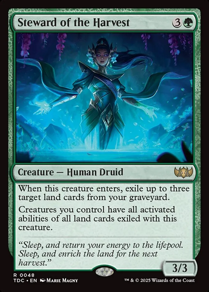 Steward of the Harvest Front Face