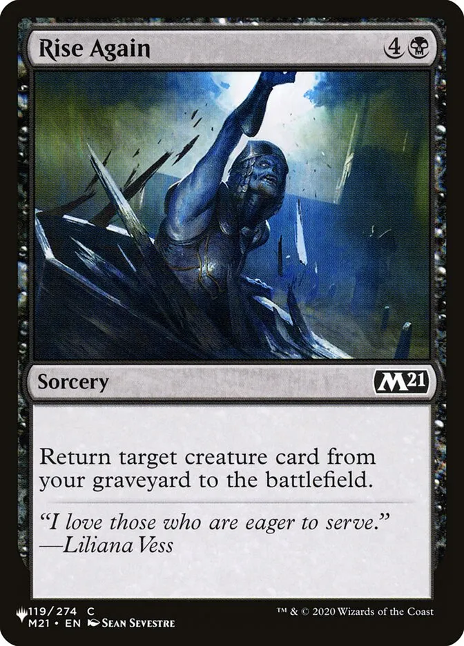 Rise Again Front Face