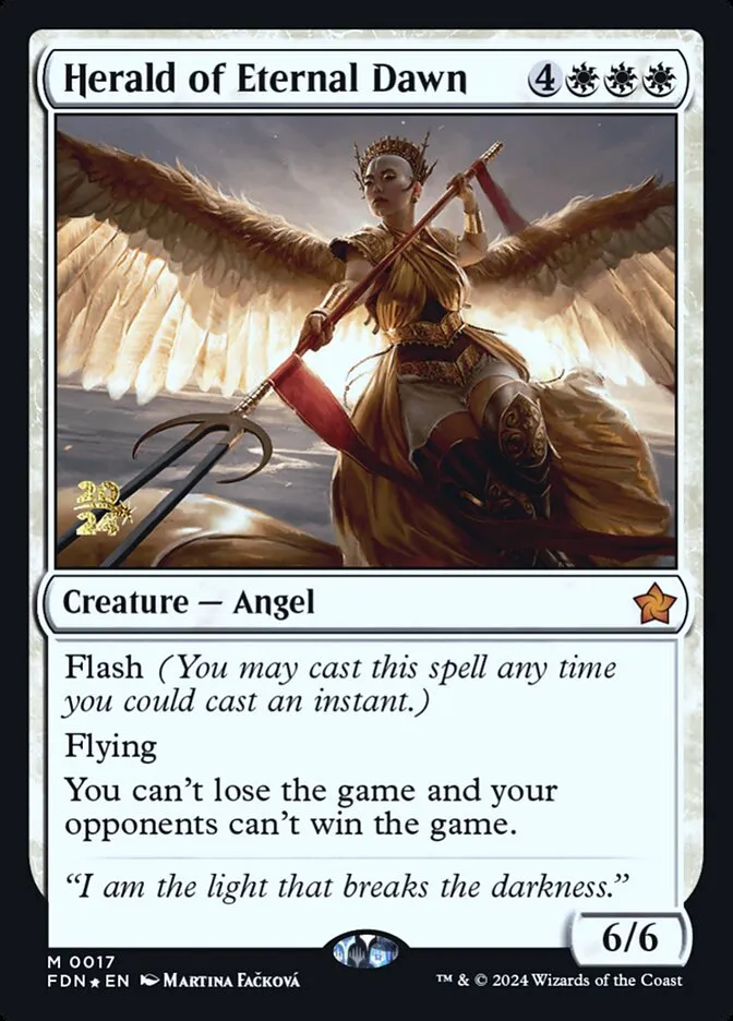 Herald of Eternal Dawn Front Face
