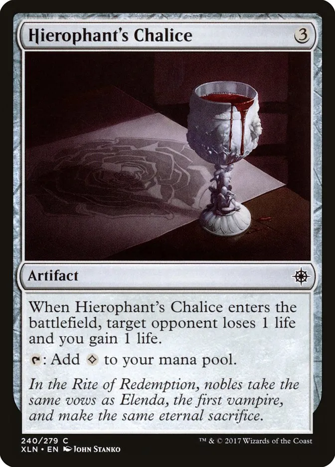 Hierophant's Chalice Front Face