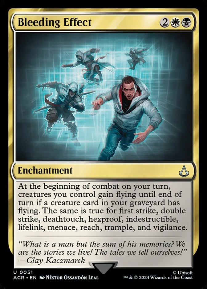 Bleeding Effect Front Face
