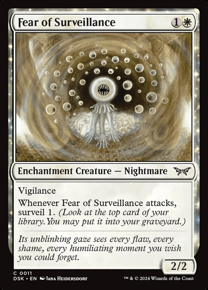 Fear of Surveillance Front Face