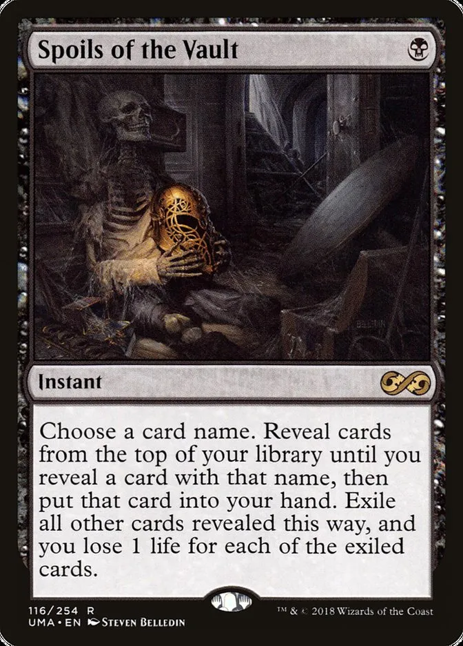Spoils of the Vault Front Face
