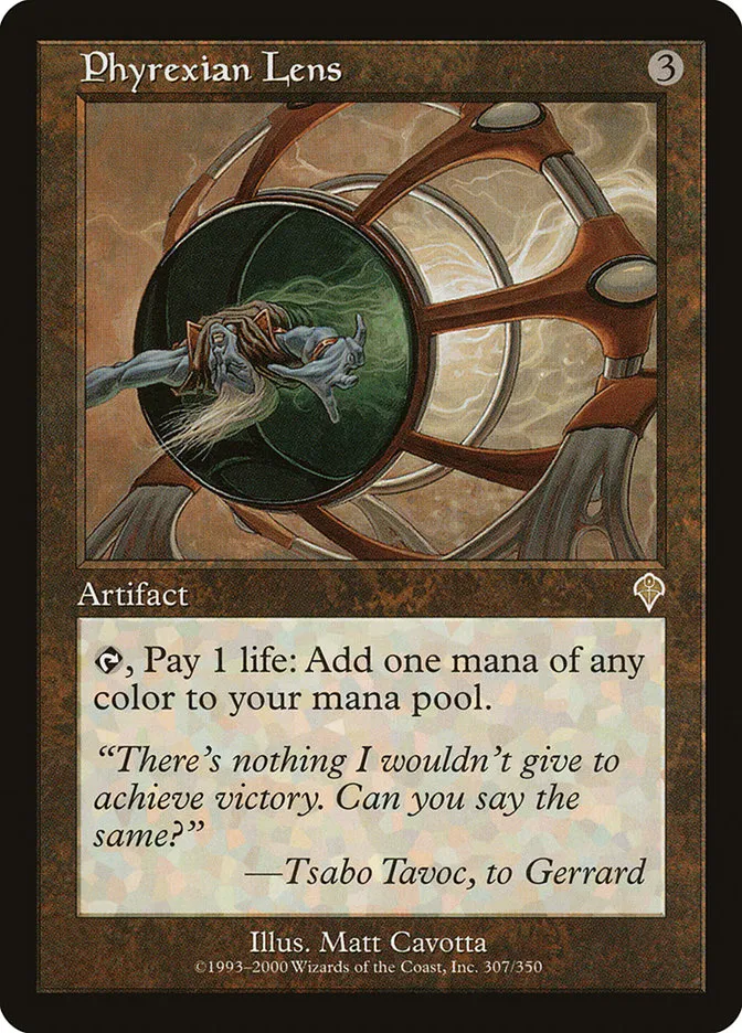 Phyrexian Lens Front Face