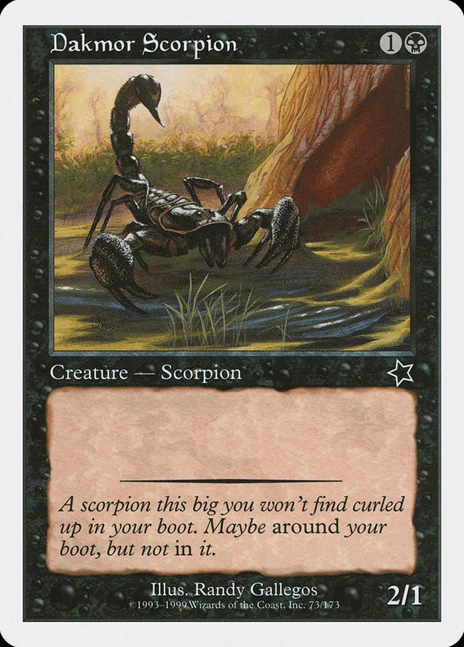 Dakmor Scorpion Front Face
