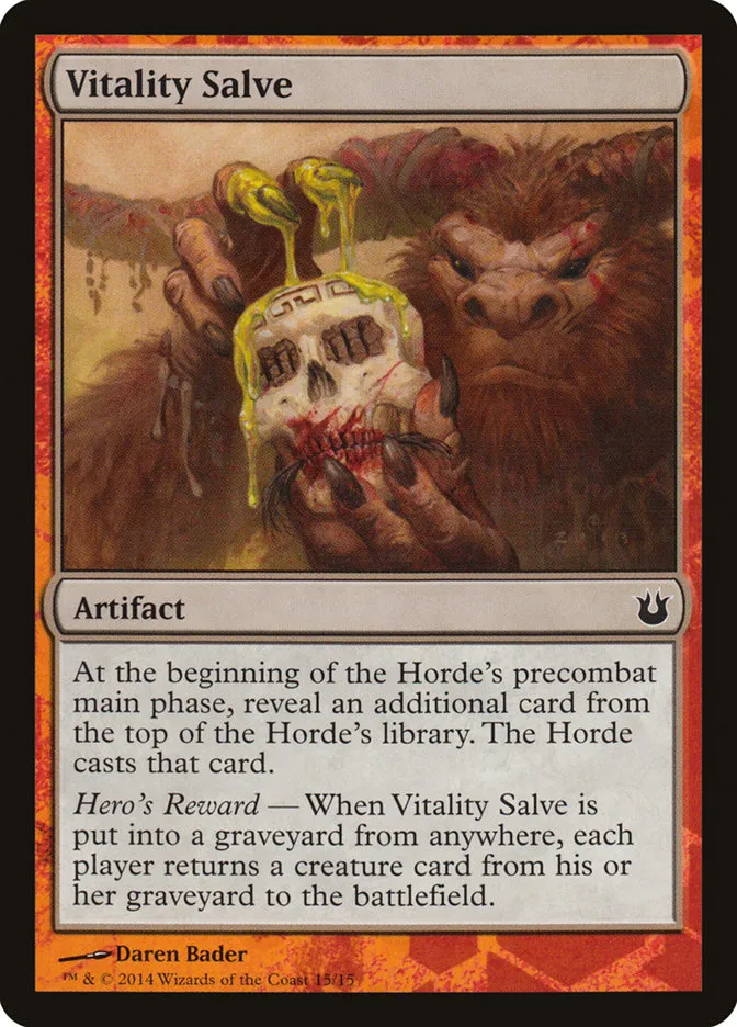Vitality Salve Front Face