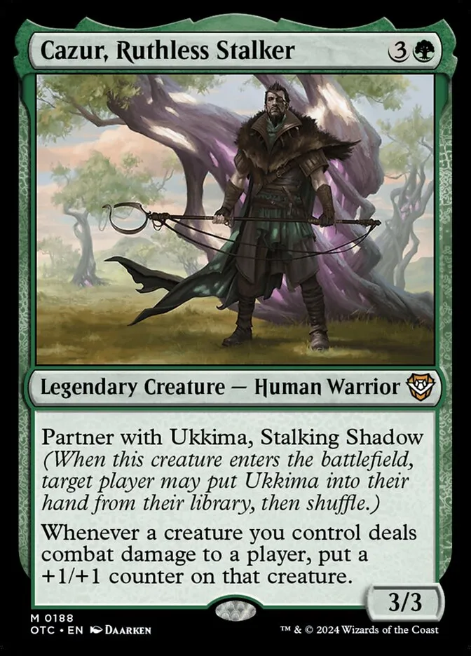 Cazur, Ruthless Stalker Front Face