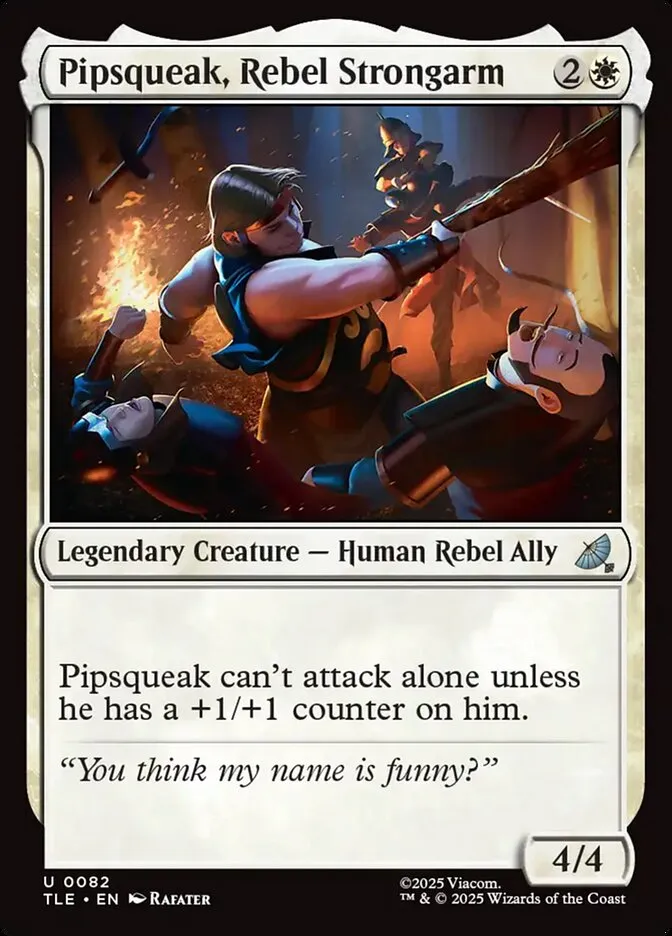 Pipsqueak, Rebel Strongarm Front Face