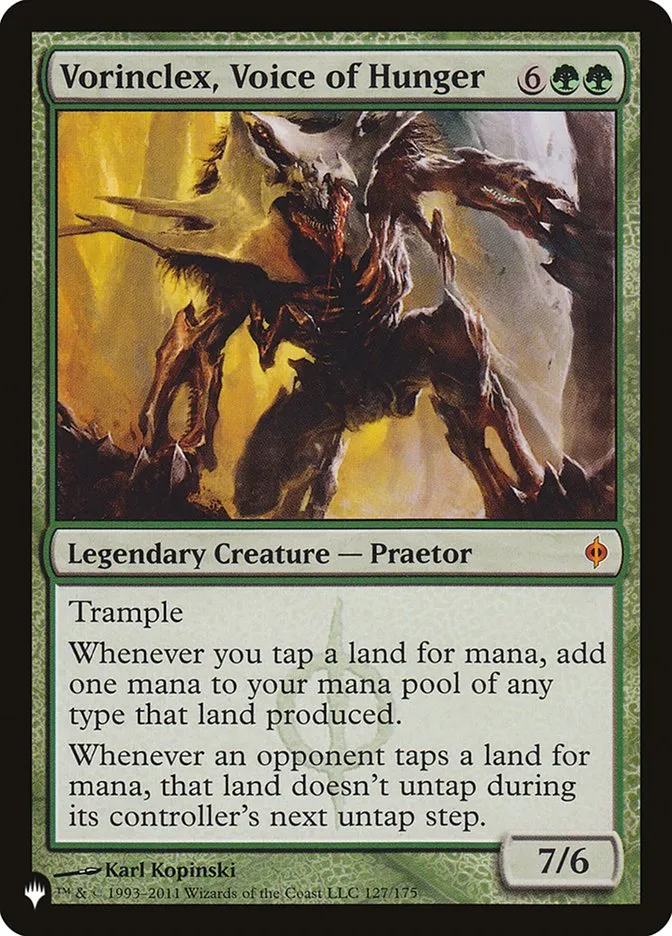 Vorinclex, Voice of Hunger Front Face