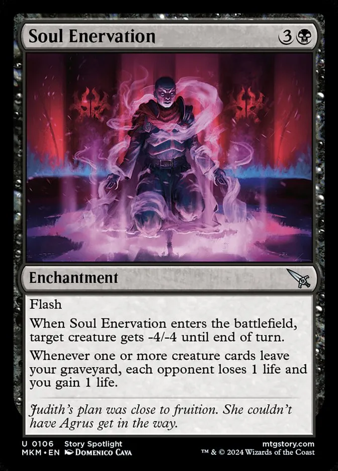 Soul Enervation Front Face