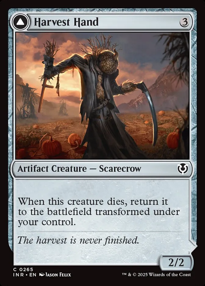 Harvest Hand // Scrounged Scythe Front Face
