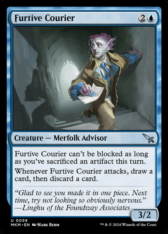 Furtive Courier Front Face