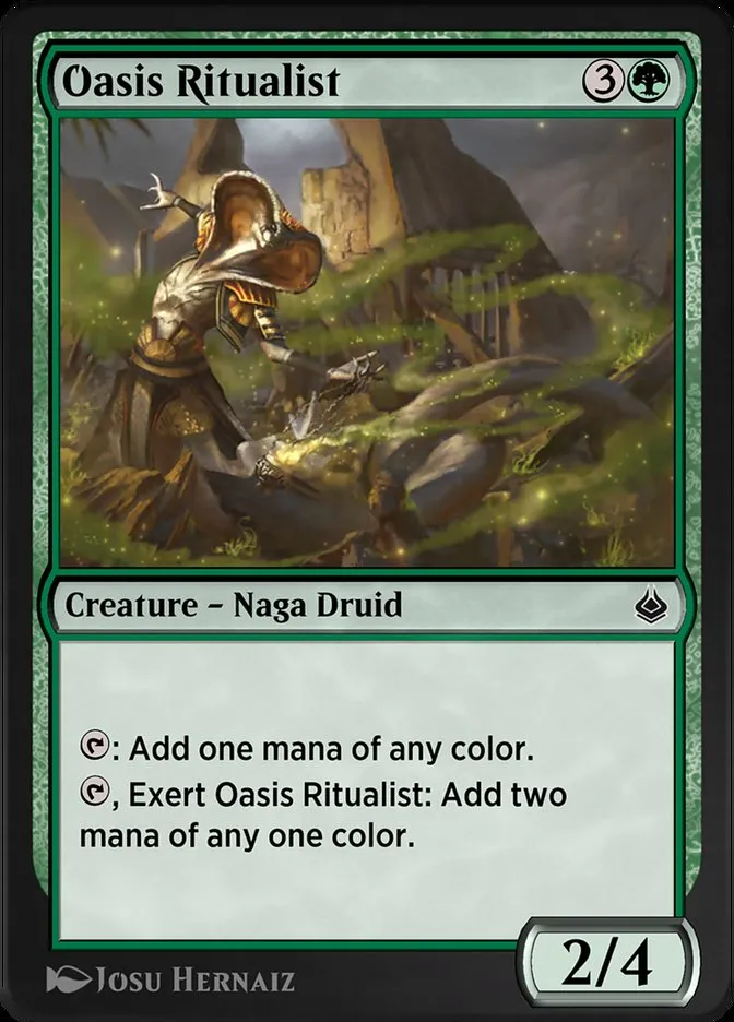 Oasis Ritualist Front Face