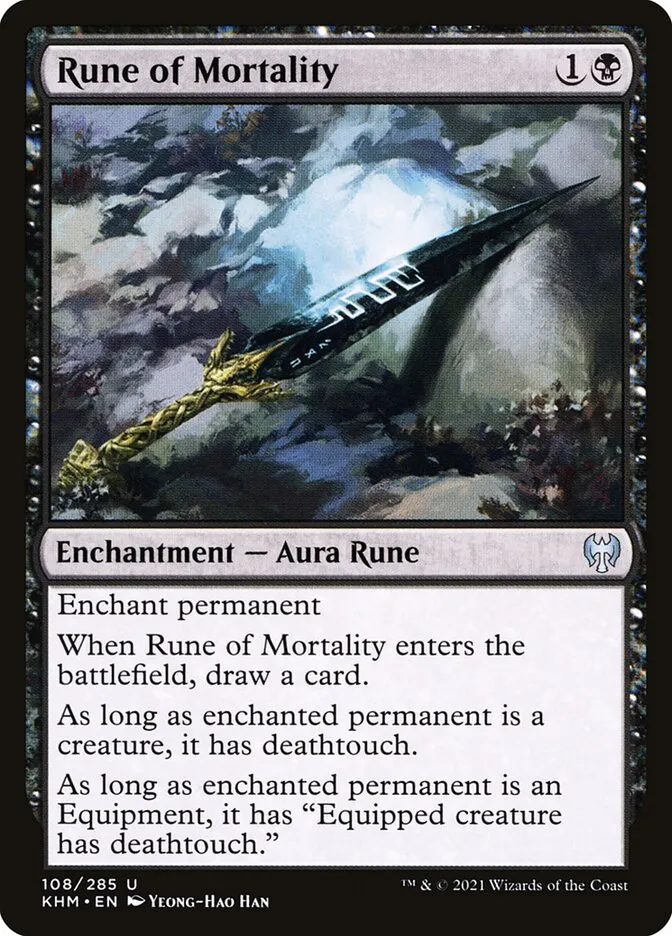 Rune of Mortality Front Face