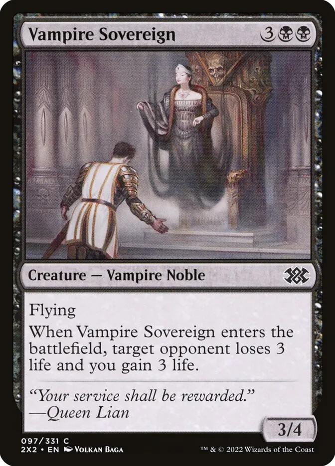 Vampire Sovereign Front Face