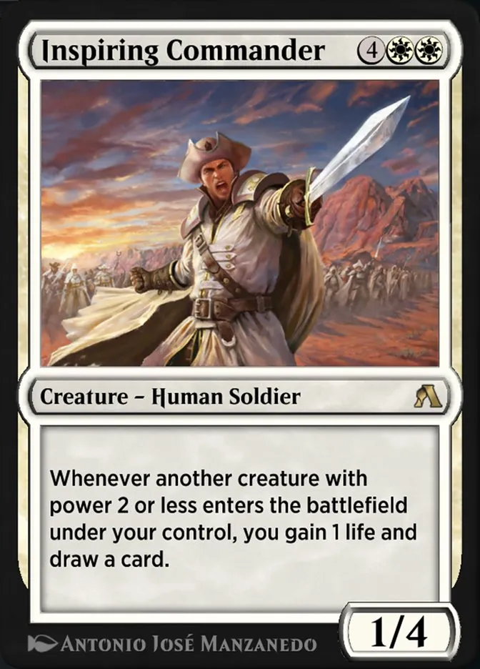 Inspiring Commander Front Face
