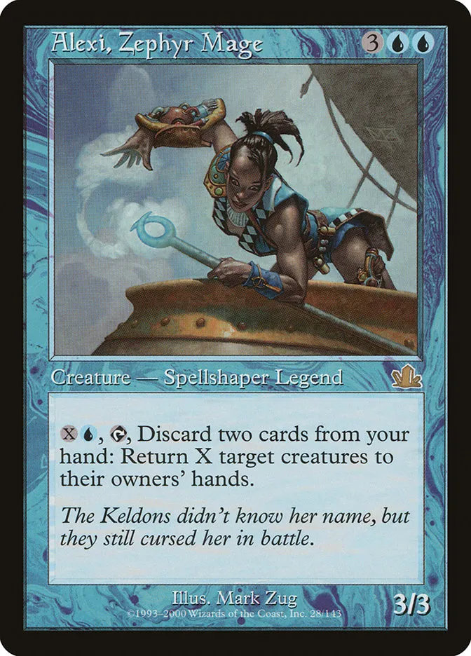 Alexi, Zephyr Mage Front Face