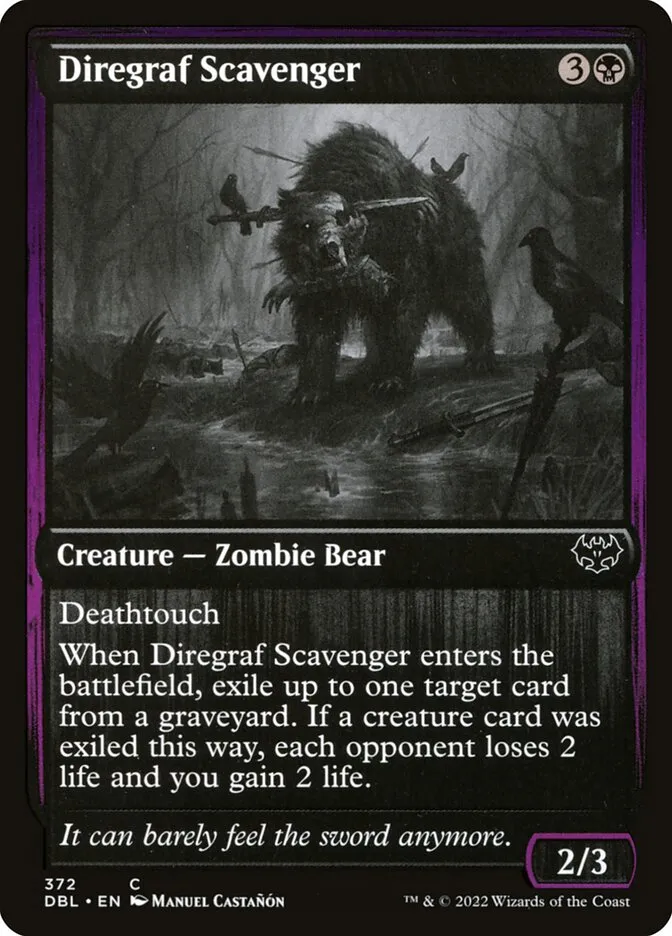 Diregraf Scavenger Front Face